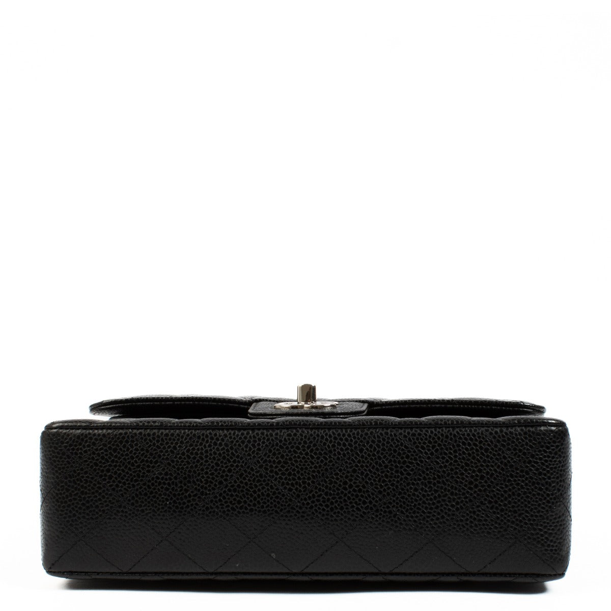 Chanel Zwarte Caviar Kleine Klassieke Handtas