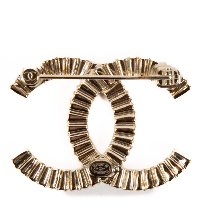 Chanel 23P CC Crystal Brooch