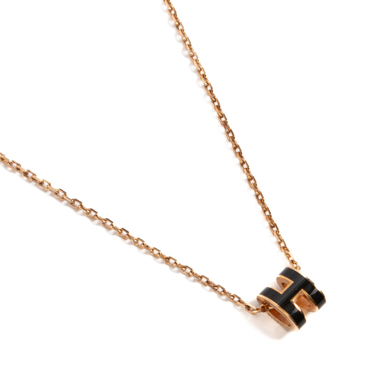 Hermès Collier Mini Pop H Noir
