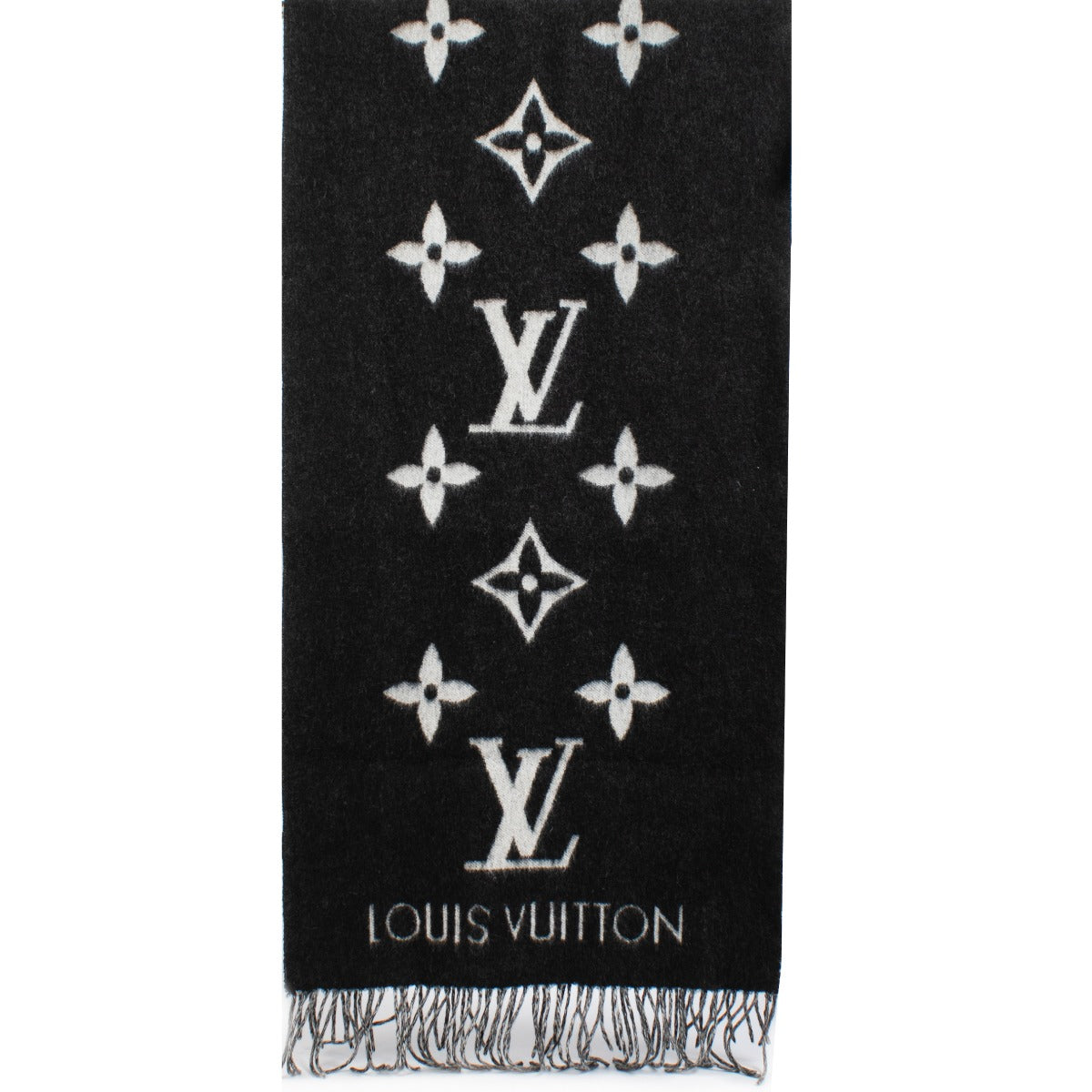 Louis Vuitton Black Reykjavik Scarf