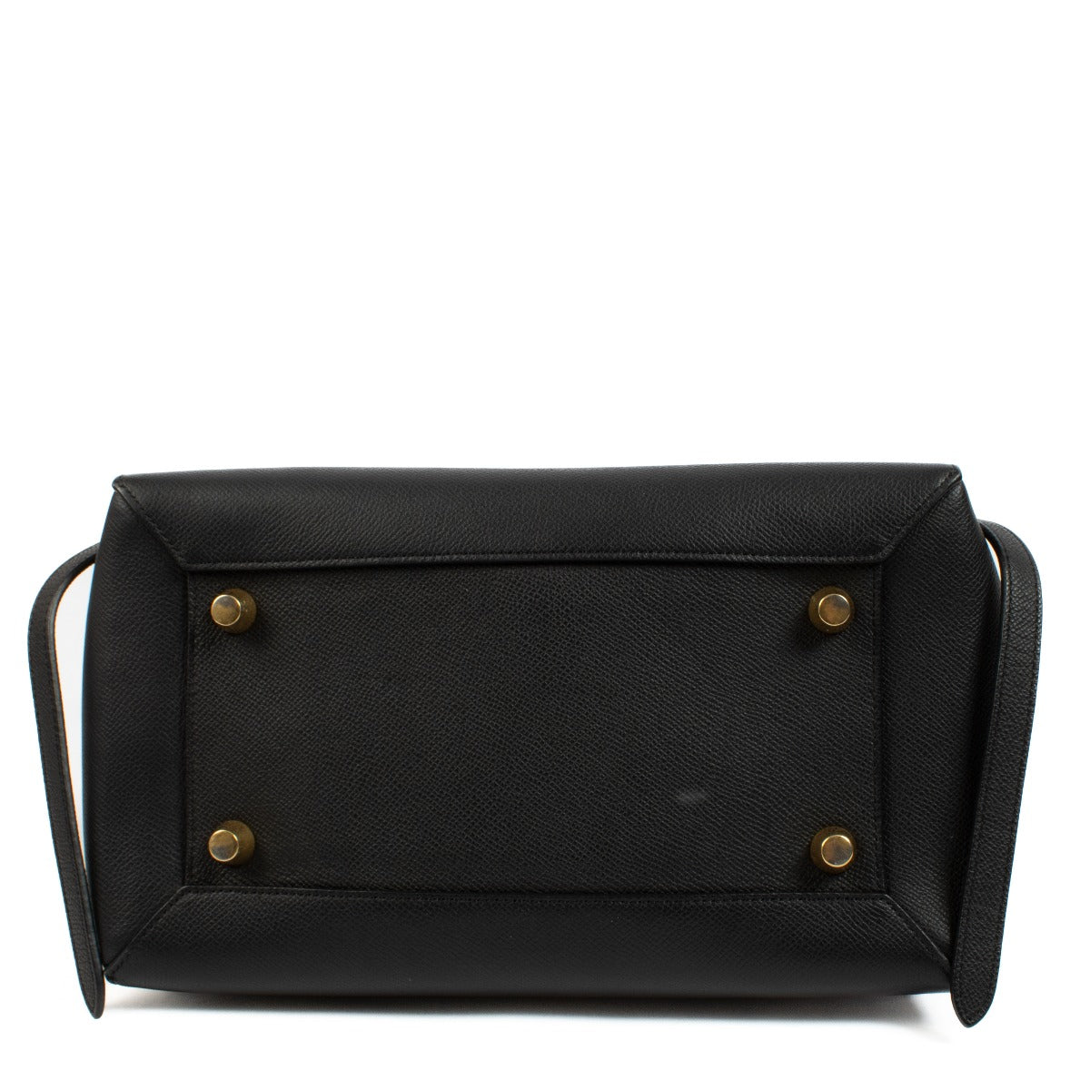 Sac Mini Ceinture Céline en Cuir Grainé Noir