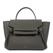 Celine Grey Grained Leather Mini Belt Bag
