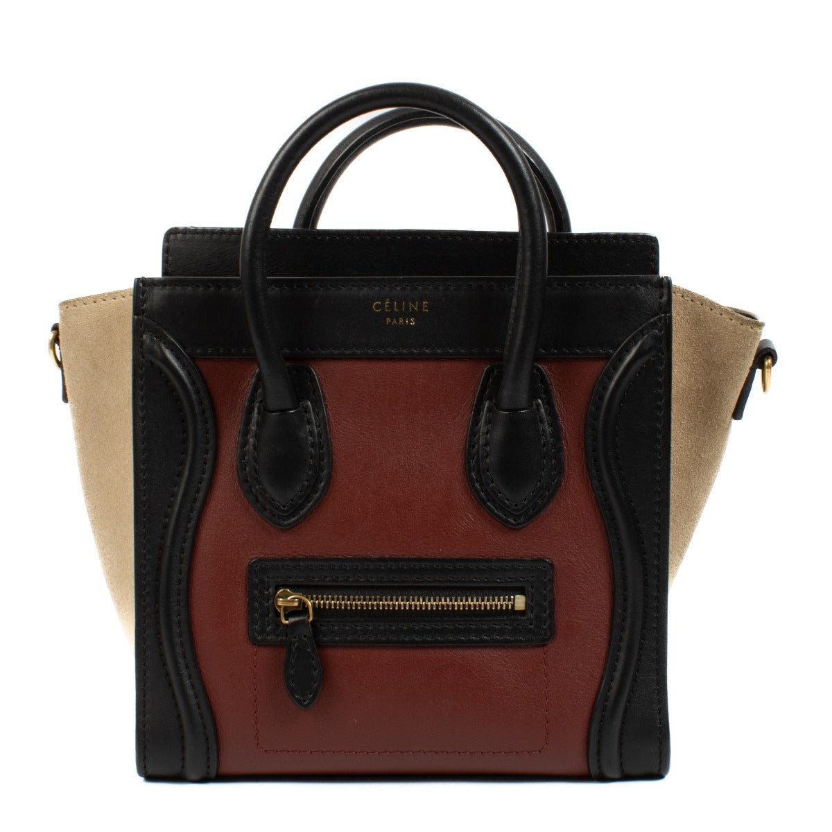 Celine Tri-color Nano Luggage Bag