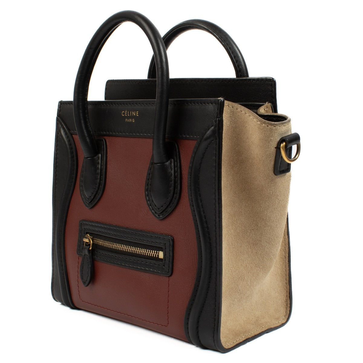 Celine Tri-color Nano Luggage Bag
