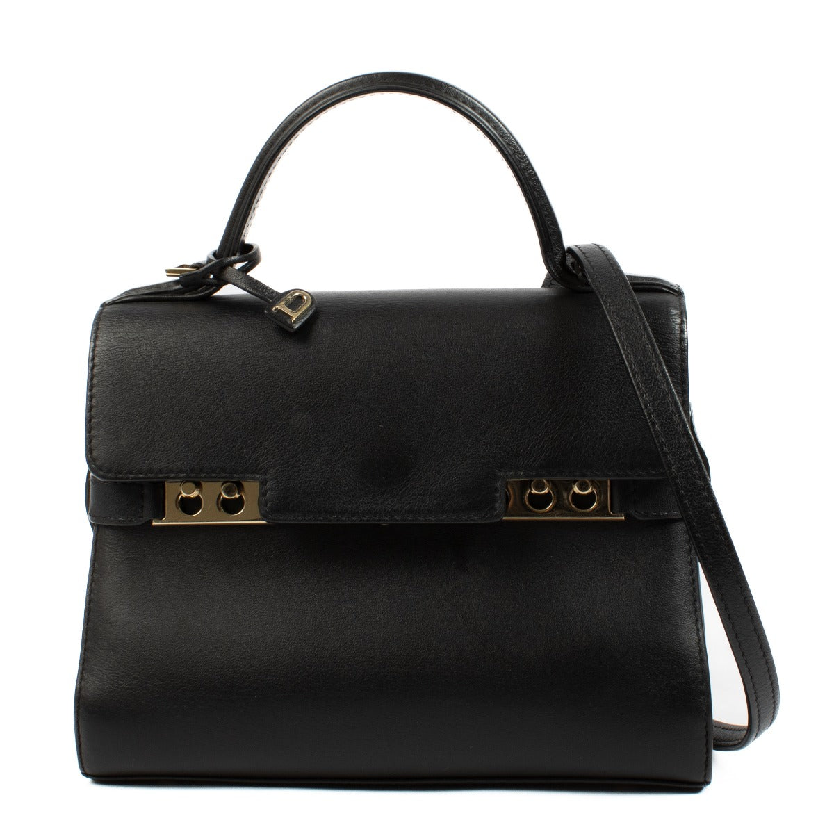 Delvaux Black Calf Souple Tempête Mini