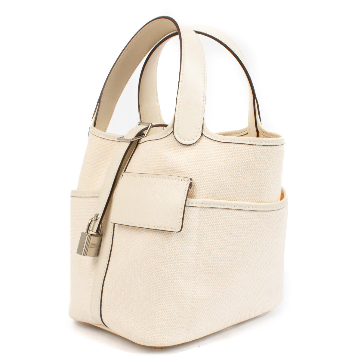 Hermès Picotin Cargo 18 Nata Toile Goeland/Swift PHW