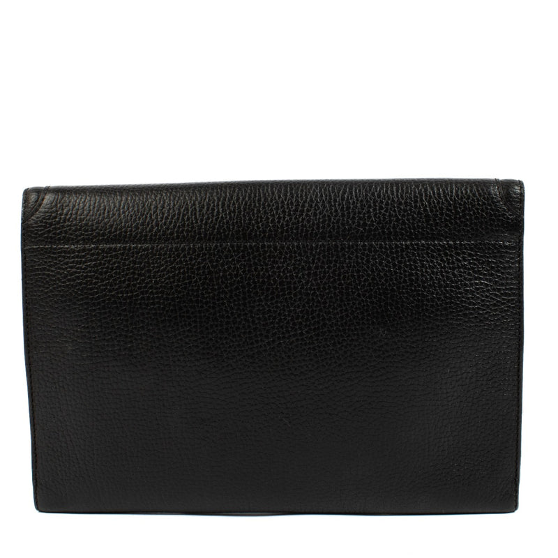 authentic pre loved Delvaux Black Pochette on Labellov.com