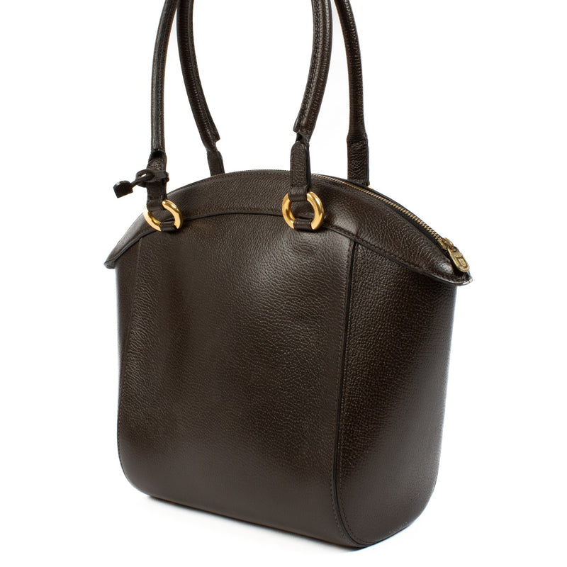 authentic pre loved Delvaux Brown Charme bag on Labellov.com