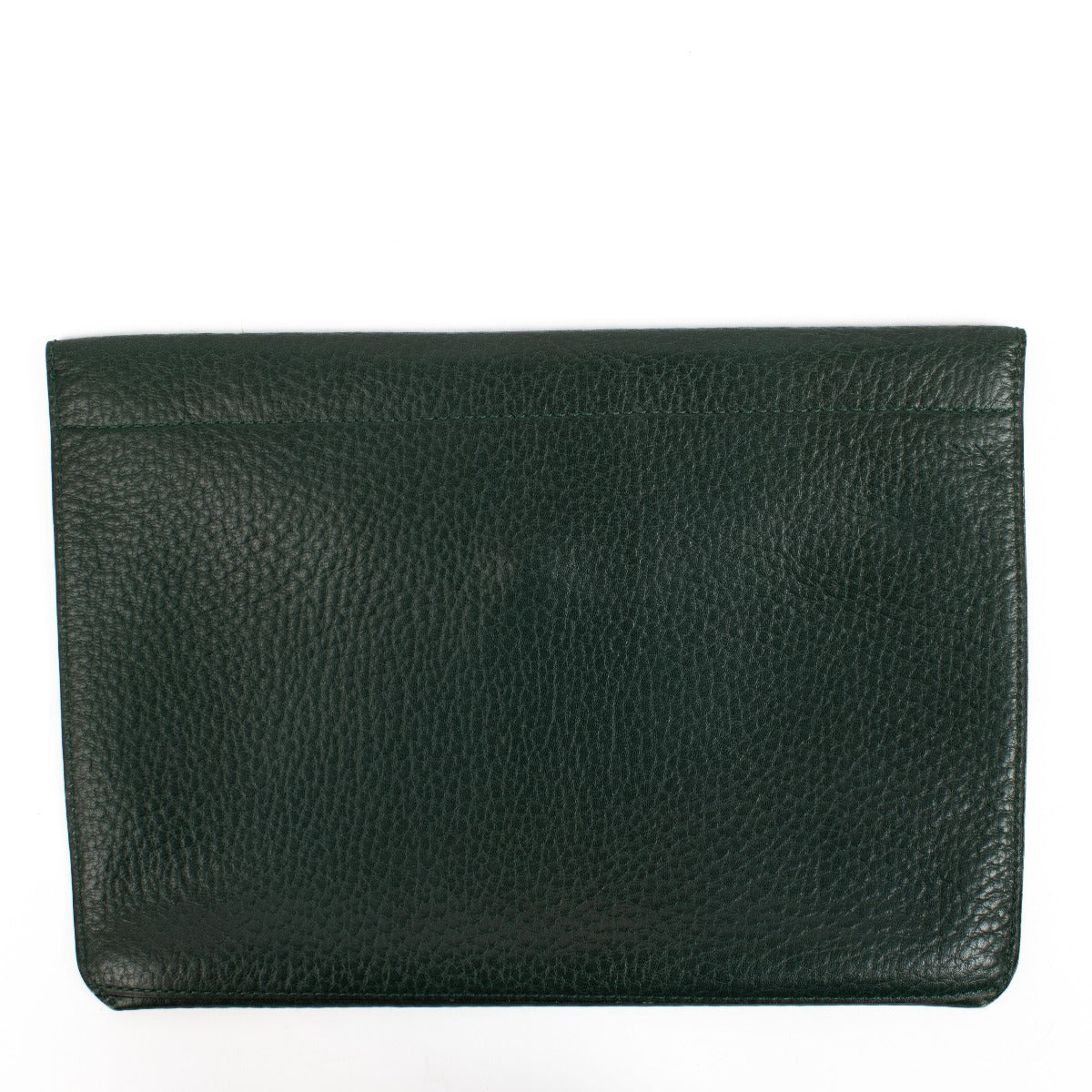 authentic pre loved Delvaux Green Leather Pochette on Labellov.com
