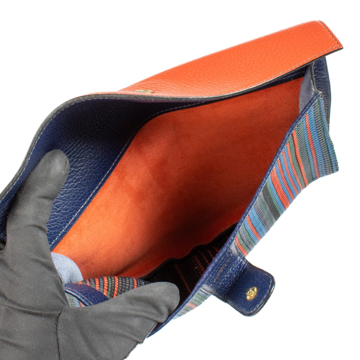 authentic pre loved Delvaux Multicolor Clutch on Labellov.com