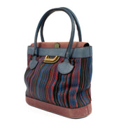 authentic pre loved Delvaux Multicolor Toile de Cuir Handbag on Labellov.com
