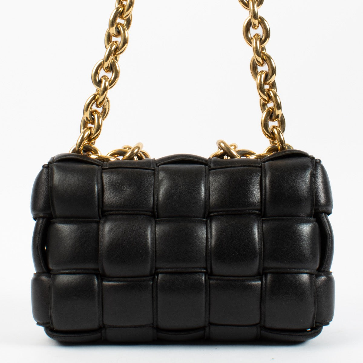 LL15233 Bottega Veneta Black Cassete Bag