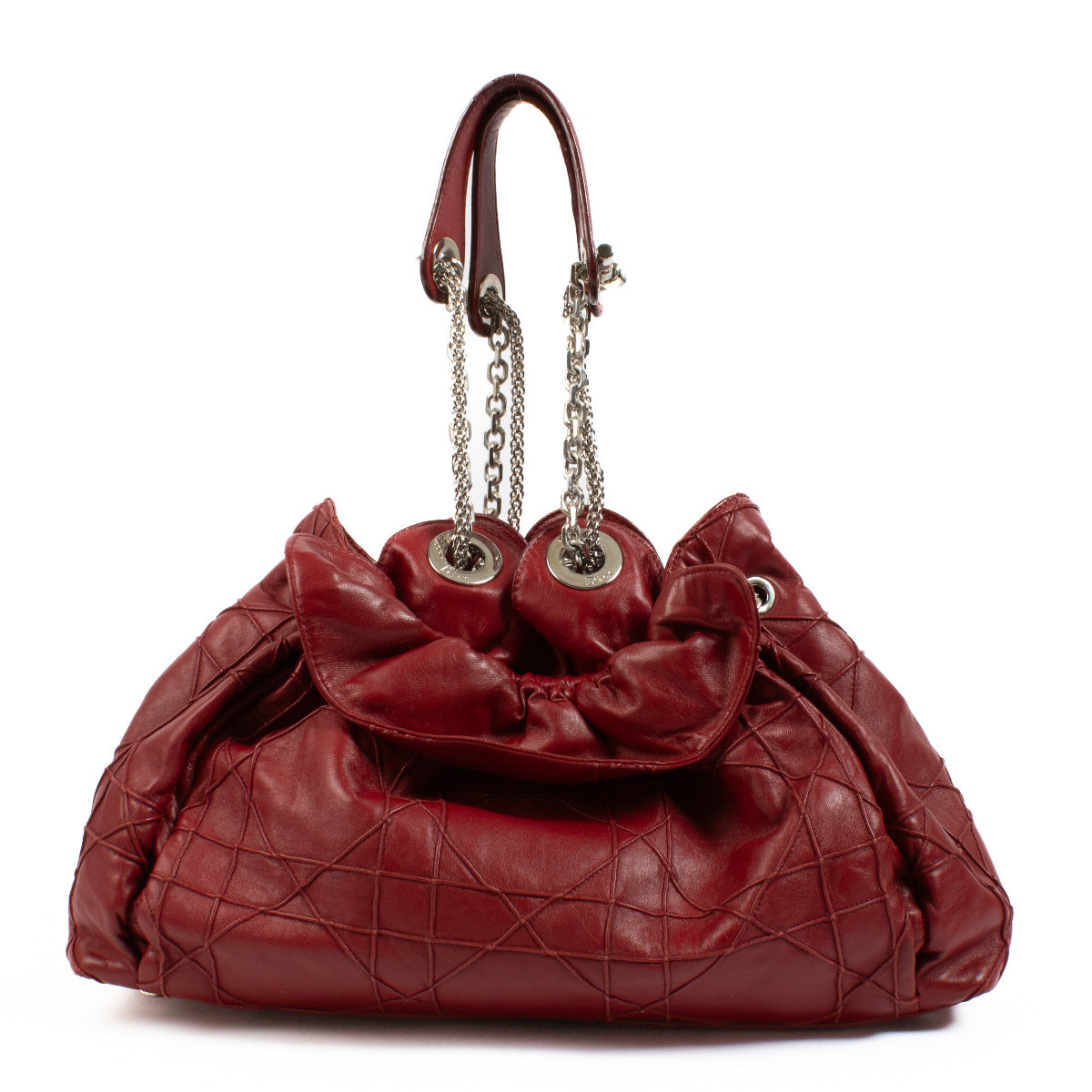 Christian Dior Burgundy Red Le Trente Bag