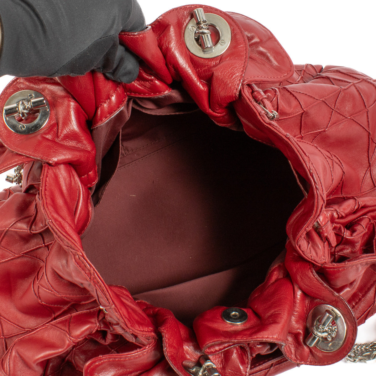 Christian Dior Burgundy Red Le Trente Bag