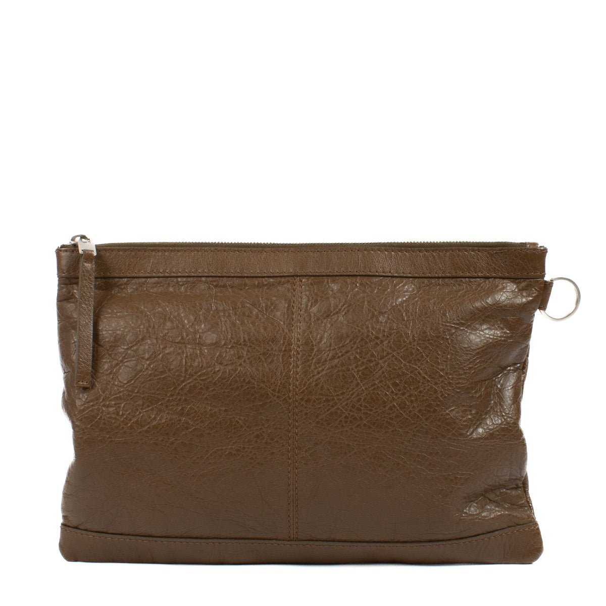 Shop safe online at Labellov in Antwerp, Brussels and Knokke this 100% authentic second hand Balenciaga Brown Arena Clip M Clutch. Veilig online tweedehands authentieke Balenciaga Brown Arena Clip M Clutch kopen bij Labellov.