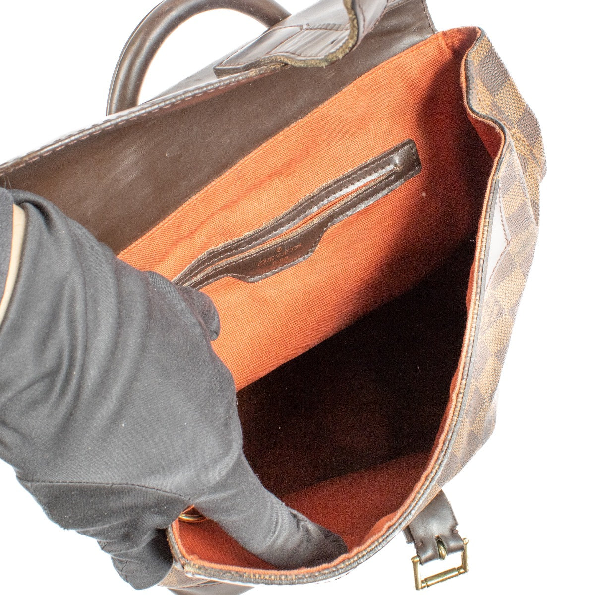 shop 100% authentic second hand Louis Vuitton Damier Ebene Soho Backpack on Labellov.com