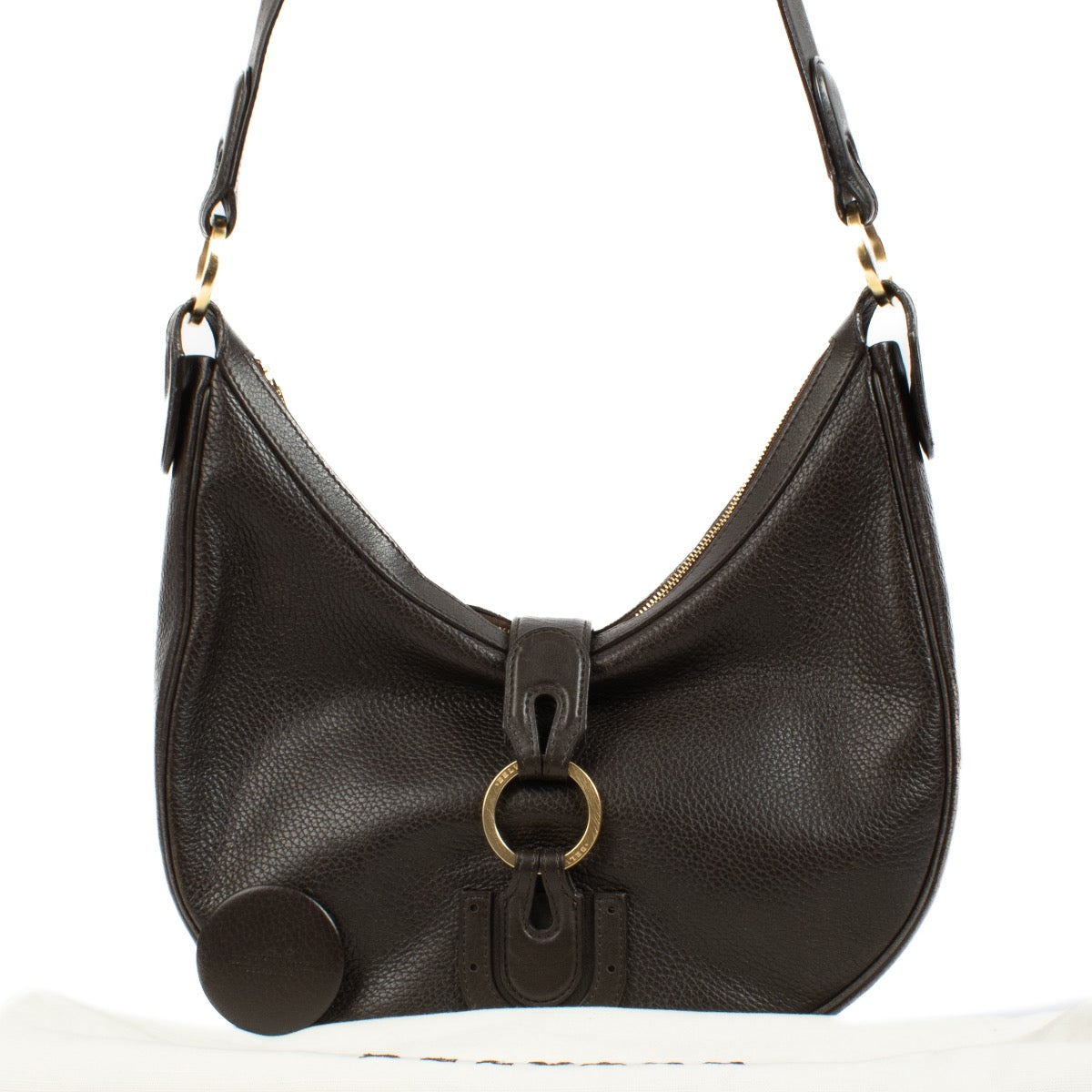 shop 100% authentic second hand Delvaux Brown Camille Bag on Labellov.com