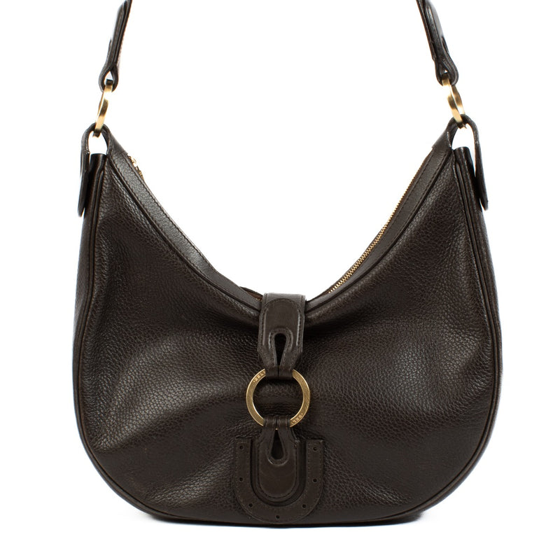 shop 100% authentic second hand Delvaux Brown Camille Bag on Labellov.com