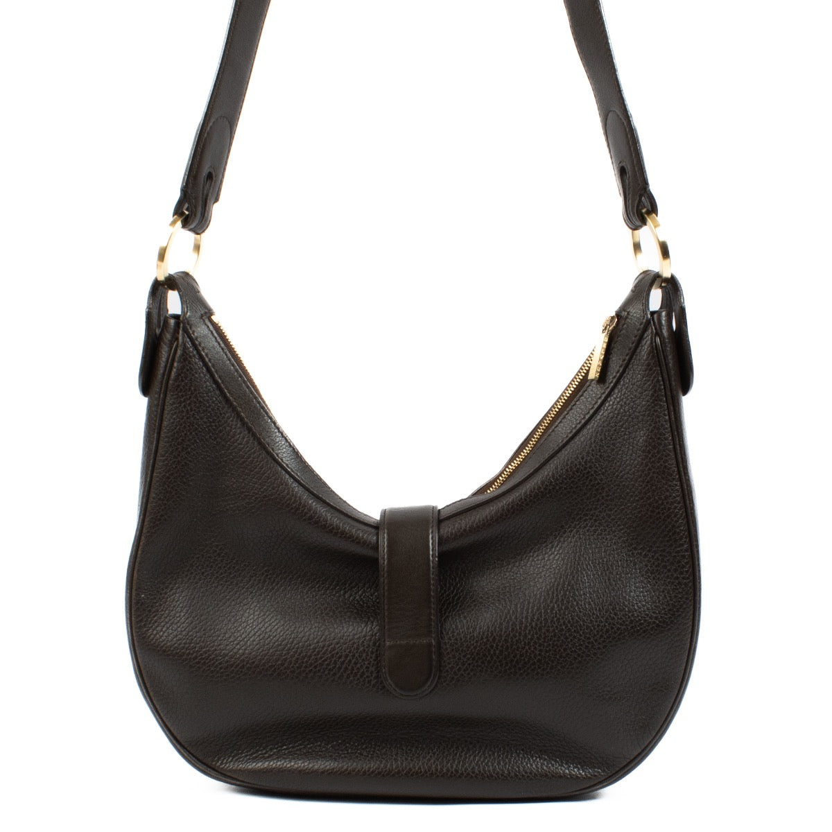 shop 100% authentic second hand Delvaux Brown Camille Bag on Labellov.com