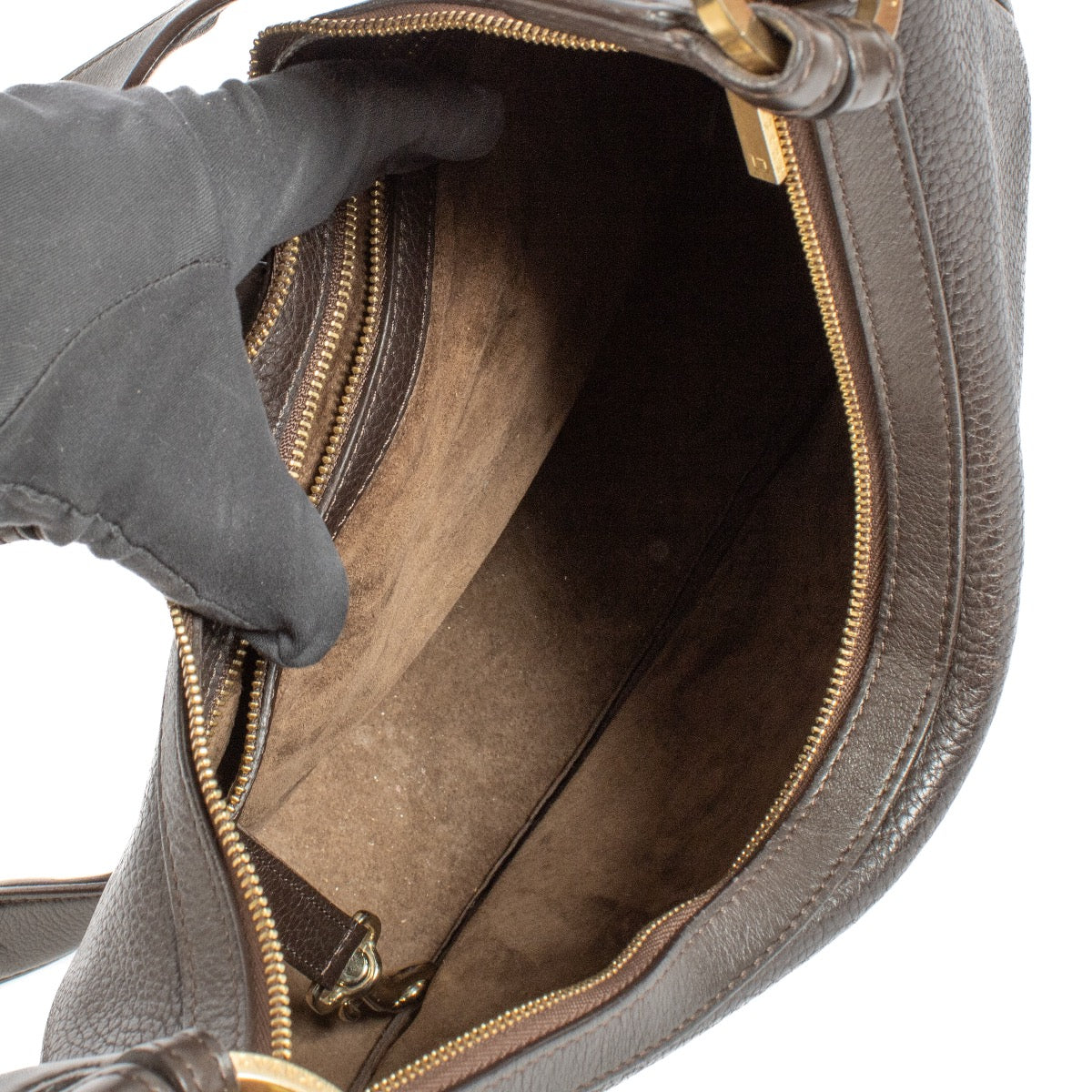shop 100% authentic second hand Delvaux Brown Camille Bag on Labellov.com