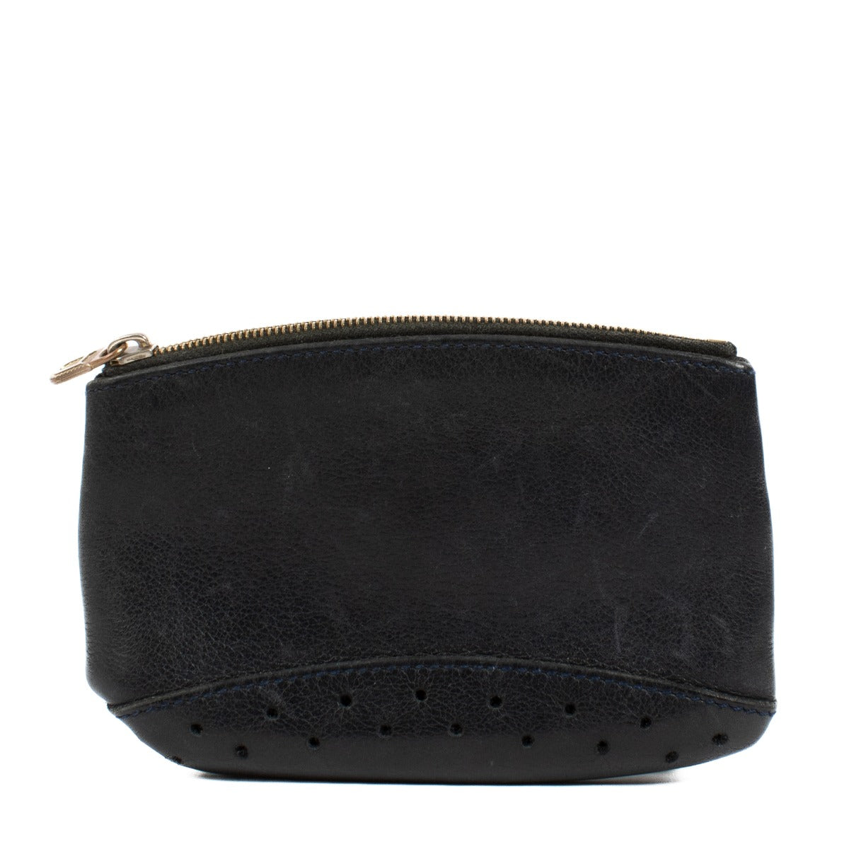 Portefeuille vintage Delvaux bleu
