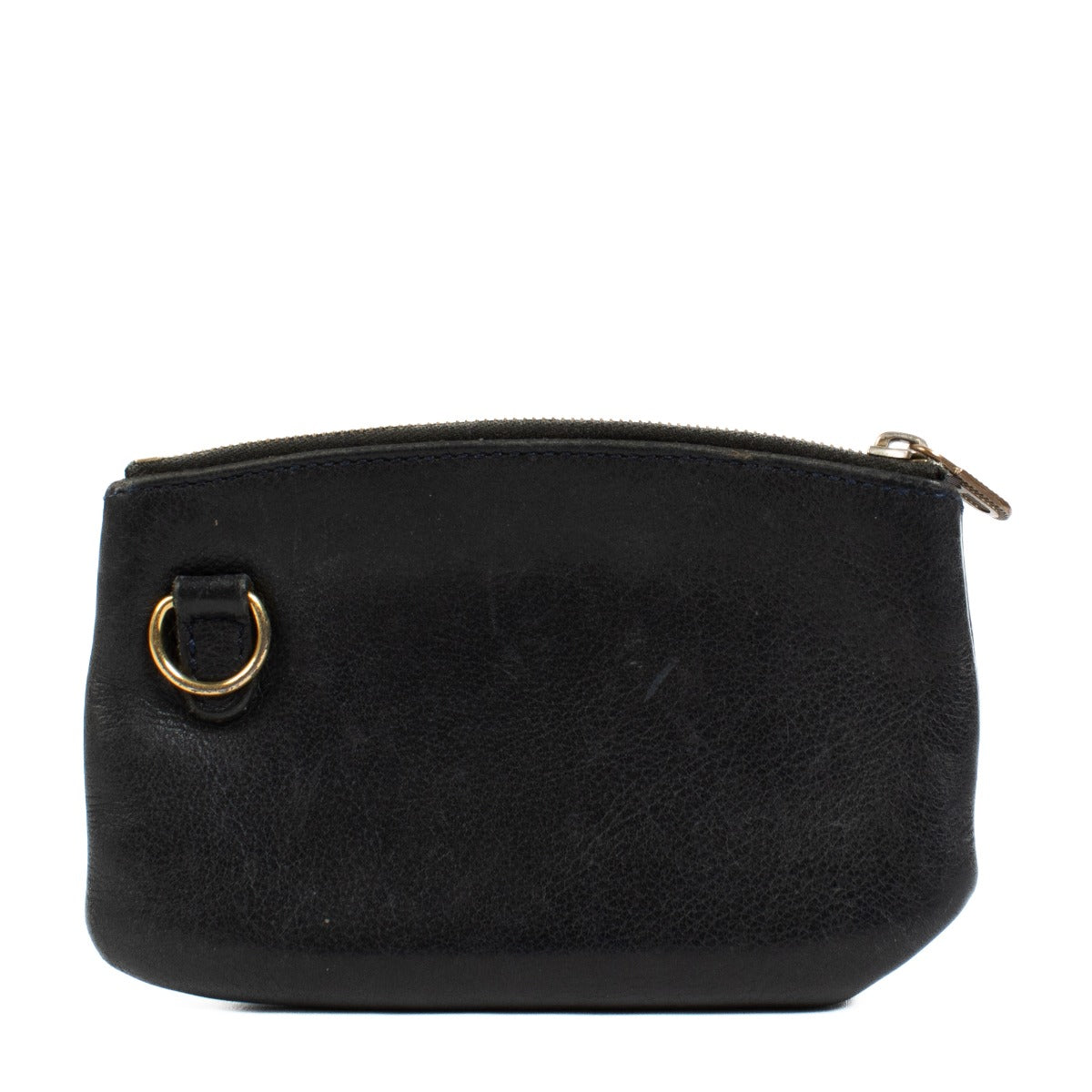 Portefeuille vintage Delvaux bleu
