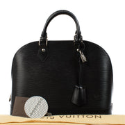 shop 100% authentic second hand Louis Vuitton Black Epi Leather Alma PM on Labellov.com