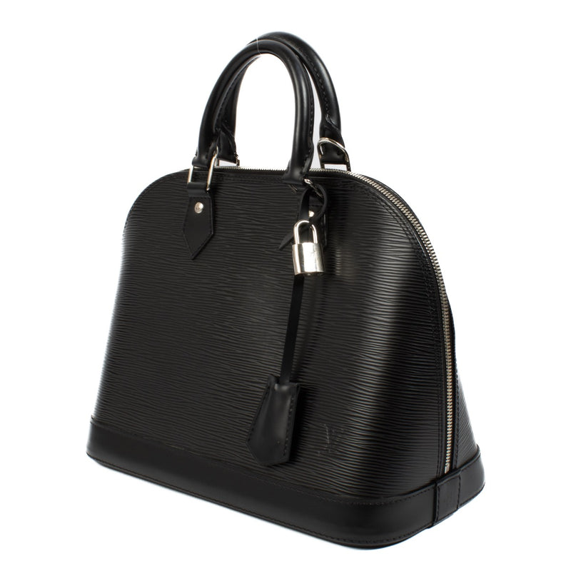 shop 100% authentic second hand Louis Vuitton Black Epi Leather Alma PM on Labellov.com