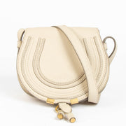Shop this 100% authentic Chloé Ivory Lambskin Leather Small Marcie Bag at Labellov.com