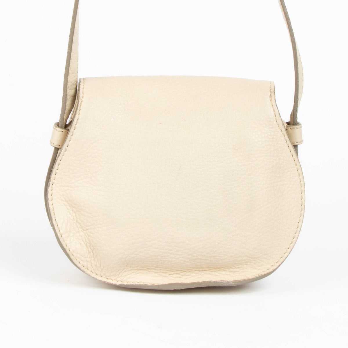 Shop this 100% authentic Chloé Ivory Lambskin Leather Small Marcie Bag at Labellov.com