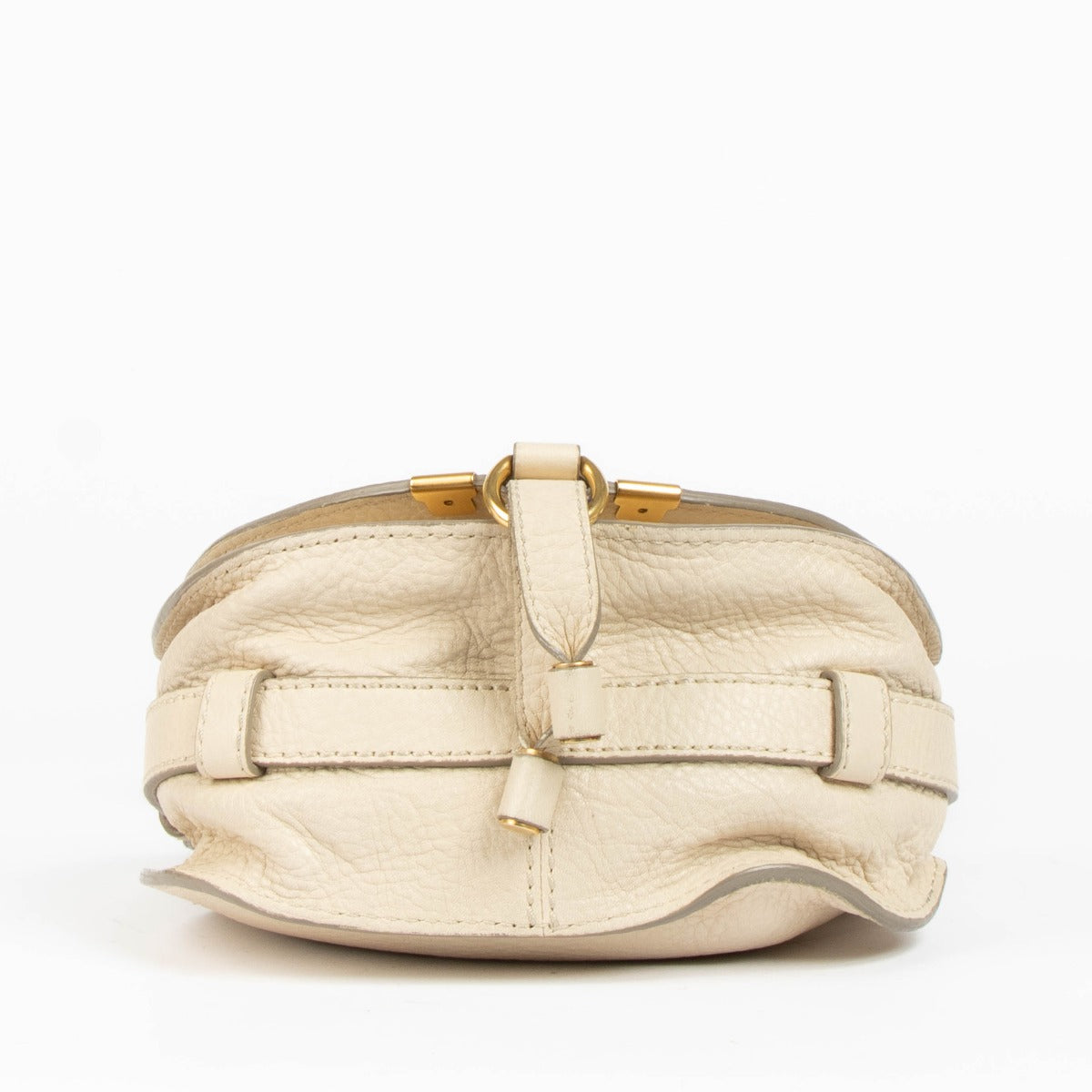Shop this 100% authentic Chloé Ivory Lambskin Leather Small Marcie Bag at Labellov.com