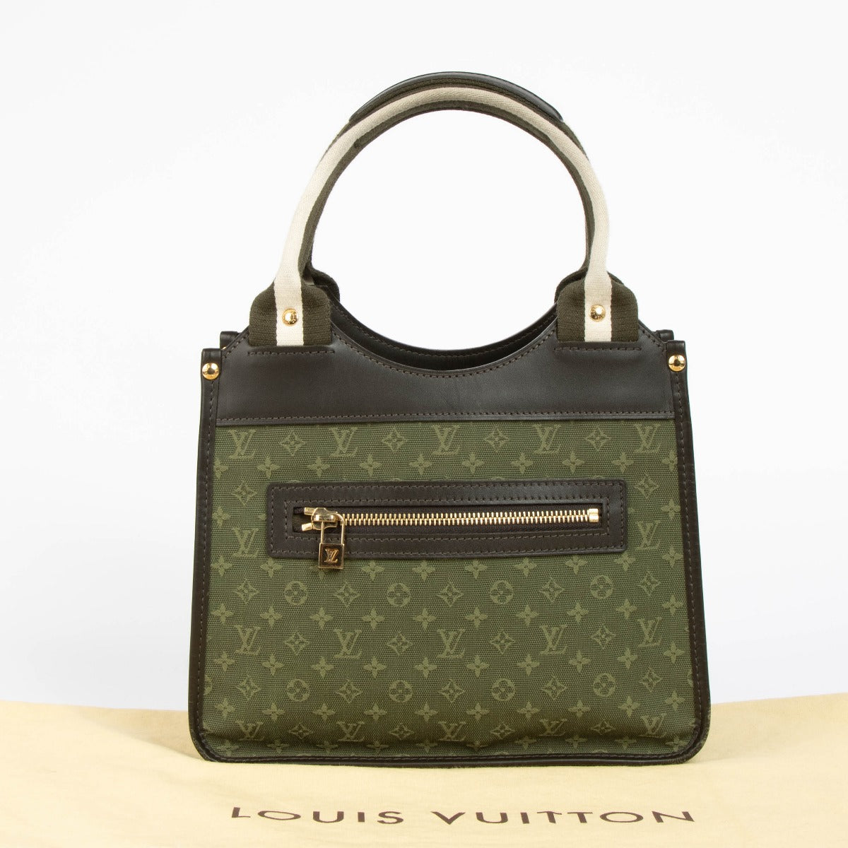 Shop this 100% authentic Louis Vuitton Green/Khaki Monogram Tote Kathleen Bag at labellov.com