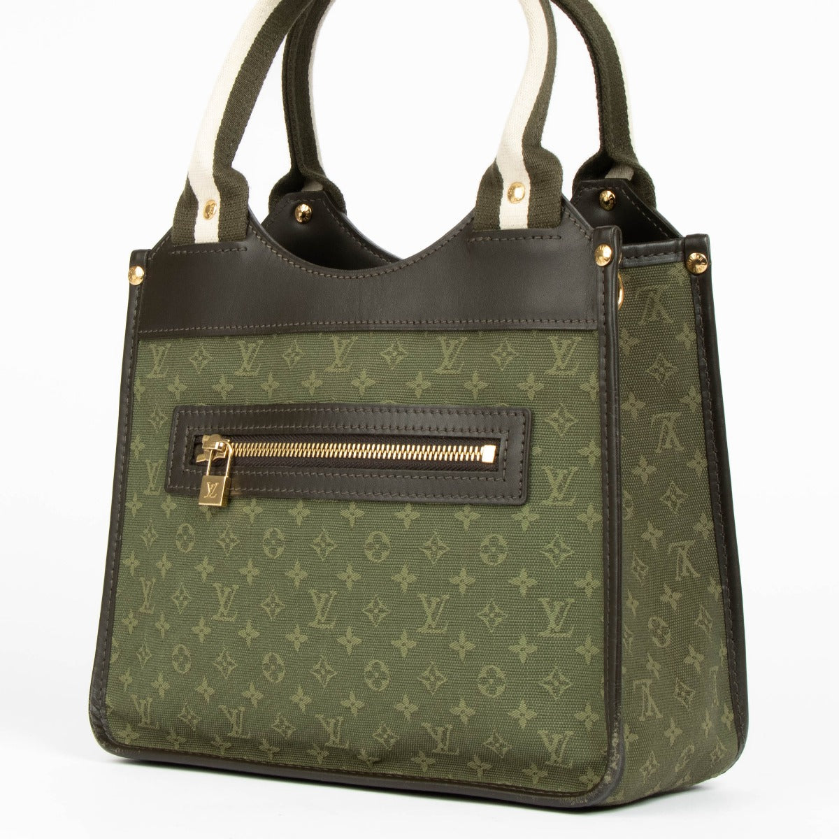 Shop this 100% authentic Louis Vuitton Green/Khaki Monogram Tote Kathleen Bag at labellov.com