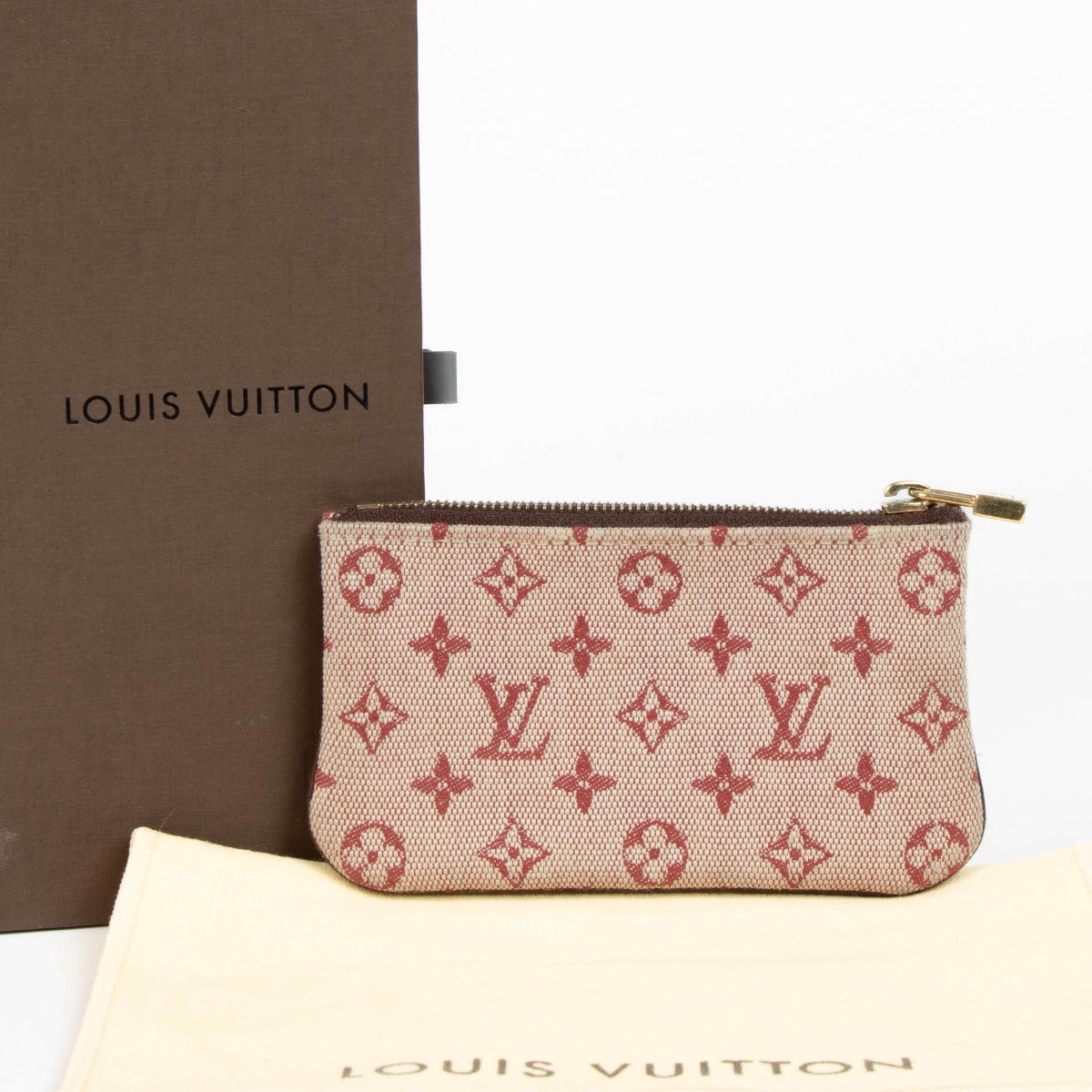 Shop this 100% authentic Louis Vuitton Bordeaux Monogram Key Pouch at labellov.com