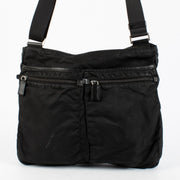 Authentic Preloved Prada Black Nylon Messenger Bag on Labellov.com