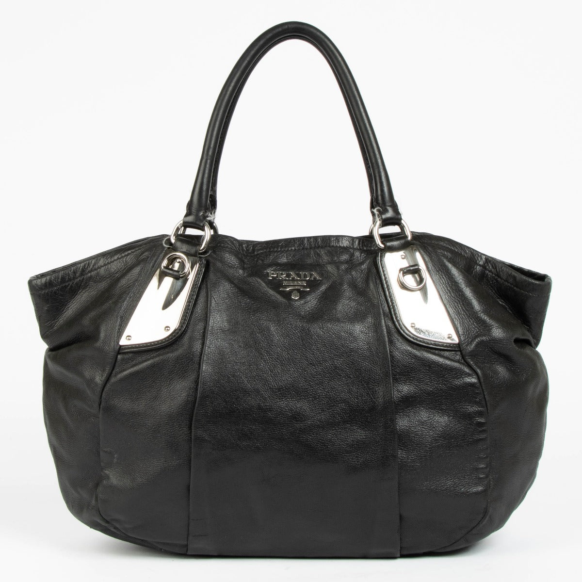 Shop this 100% authentic Prada Black Leather Tote Bag at labellov.com