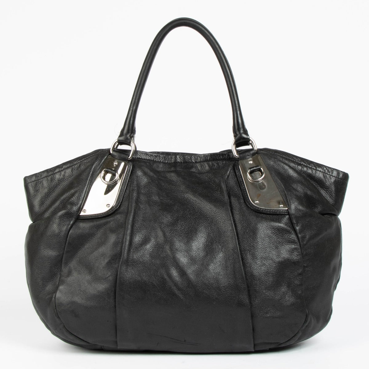 Shop this 100% authentic Prada Black Leather Tote Bag at labellov.com