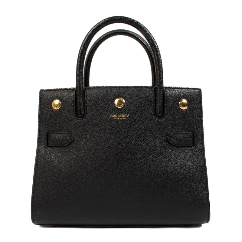 shop 100% authentic second hand Burberry Black Mini Title Bag on Labellov.com