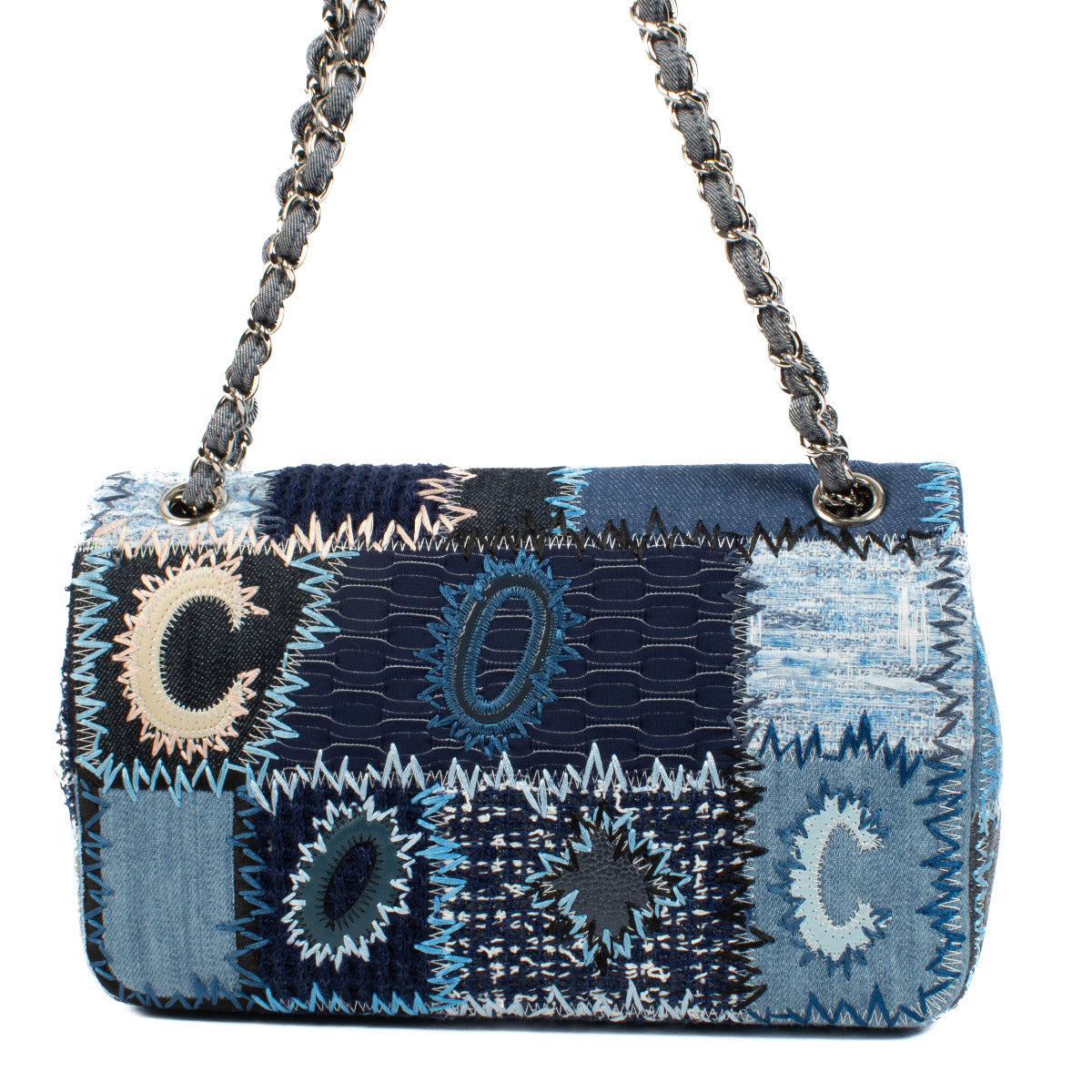 Are you Chanel Denim Patchwork Medium Classic Flap Bag? Buy and sell your preloved and designer bags.