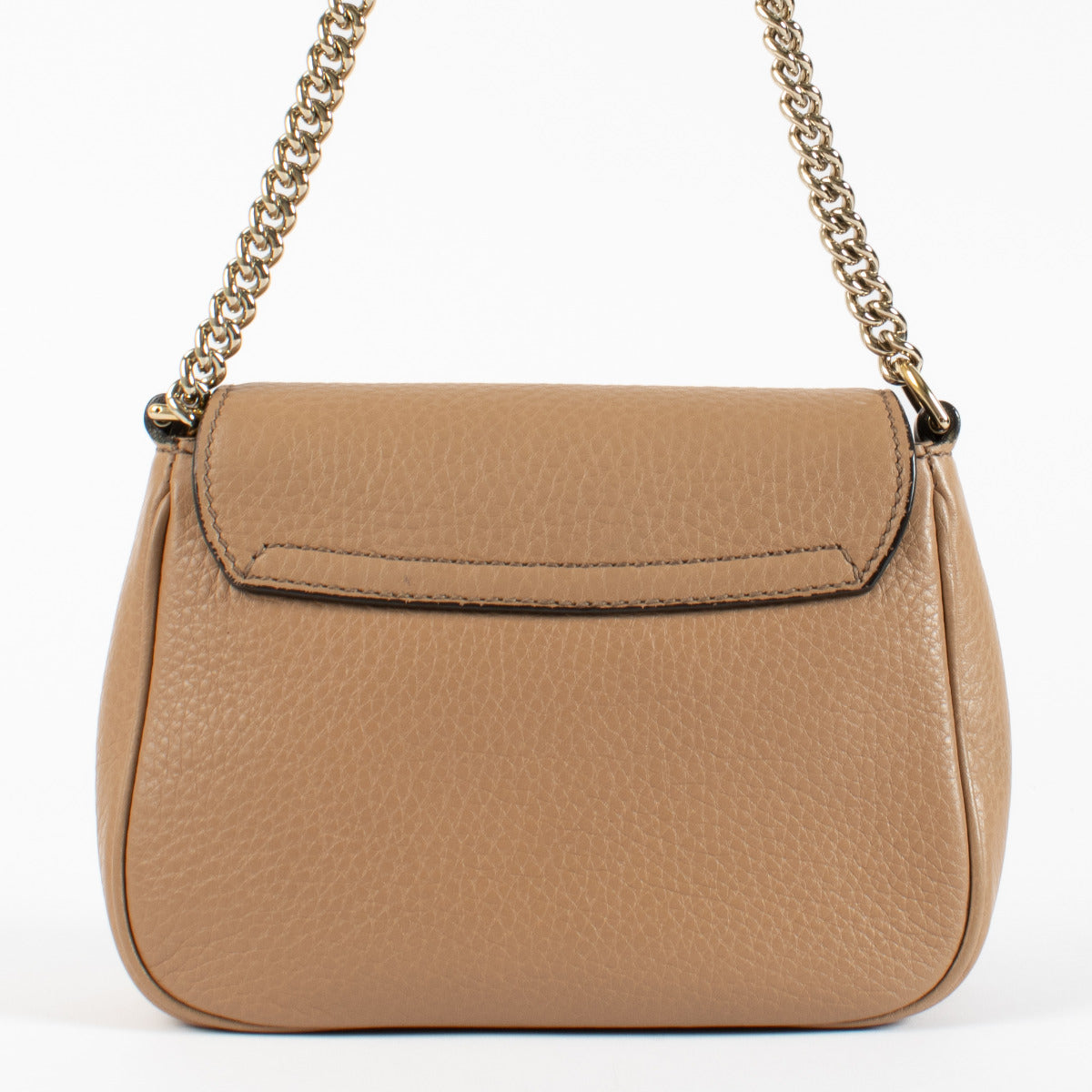 Gucci Nude Soho Leather Chain Crossbody Bag