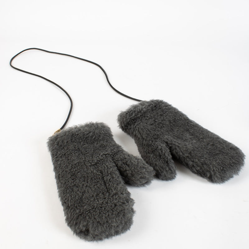 Max Mara Grey Gloves - size ML