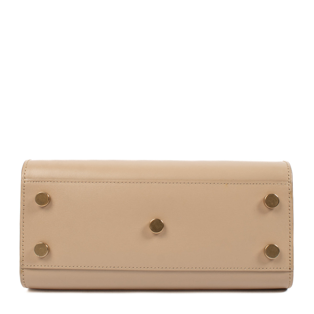 Saint Laurent Nude Smooth Leather Sac de Jour Nano Tas