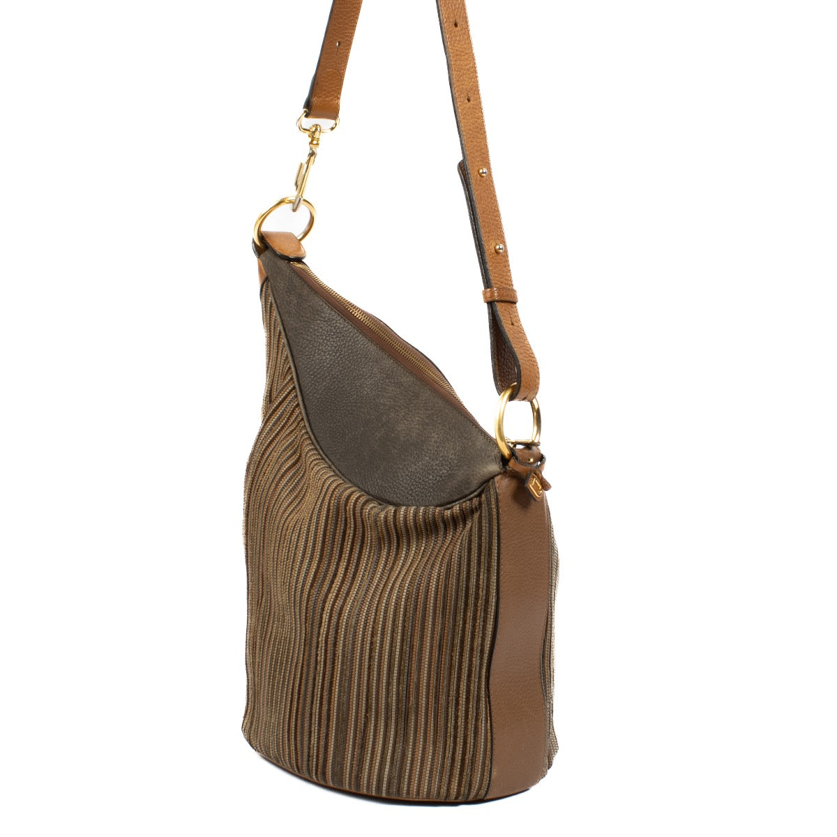 shop 100% authentic second hand Delvaux Brown Toile de Cuir Bag on Labellov.com