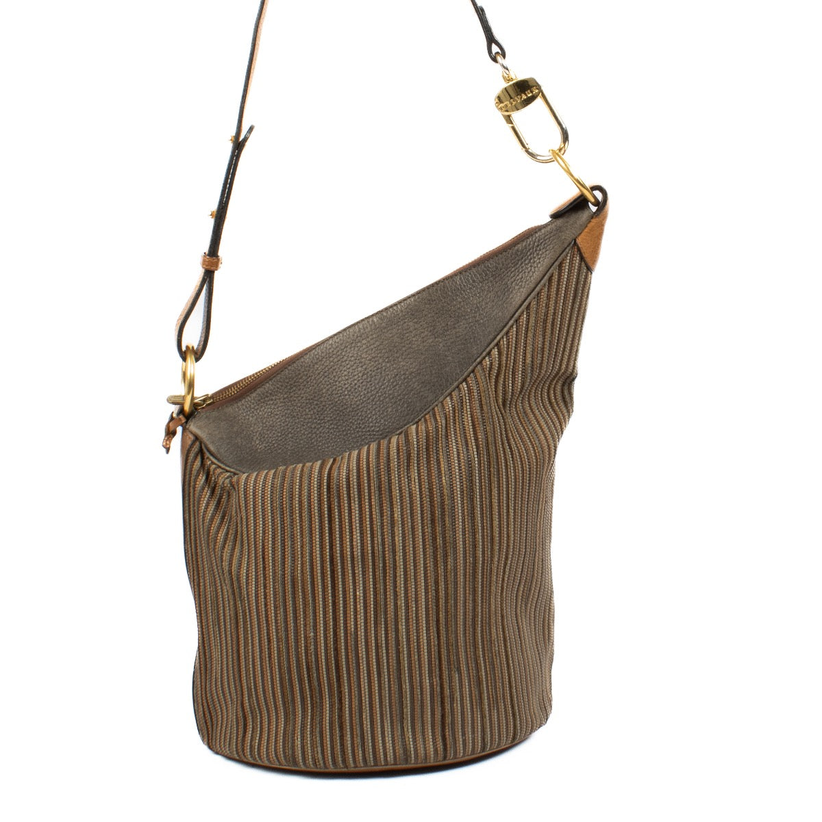 shop 100% authentic second hand Delvaux Brown Toile de Cuir Bag on Labellov.com