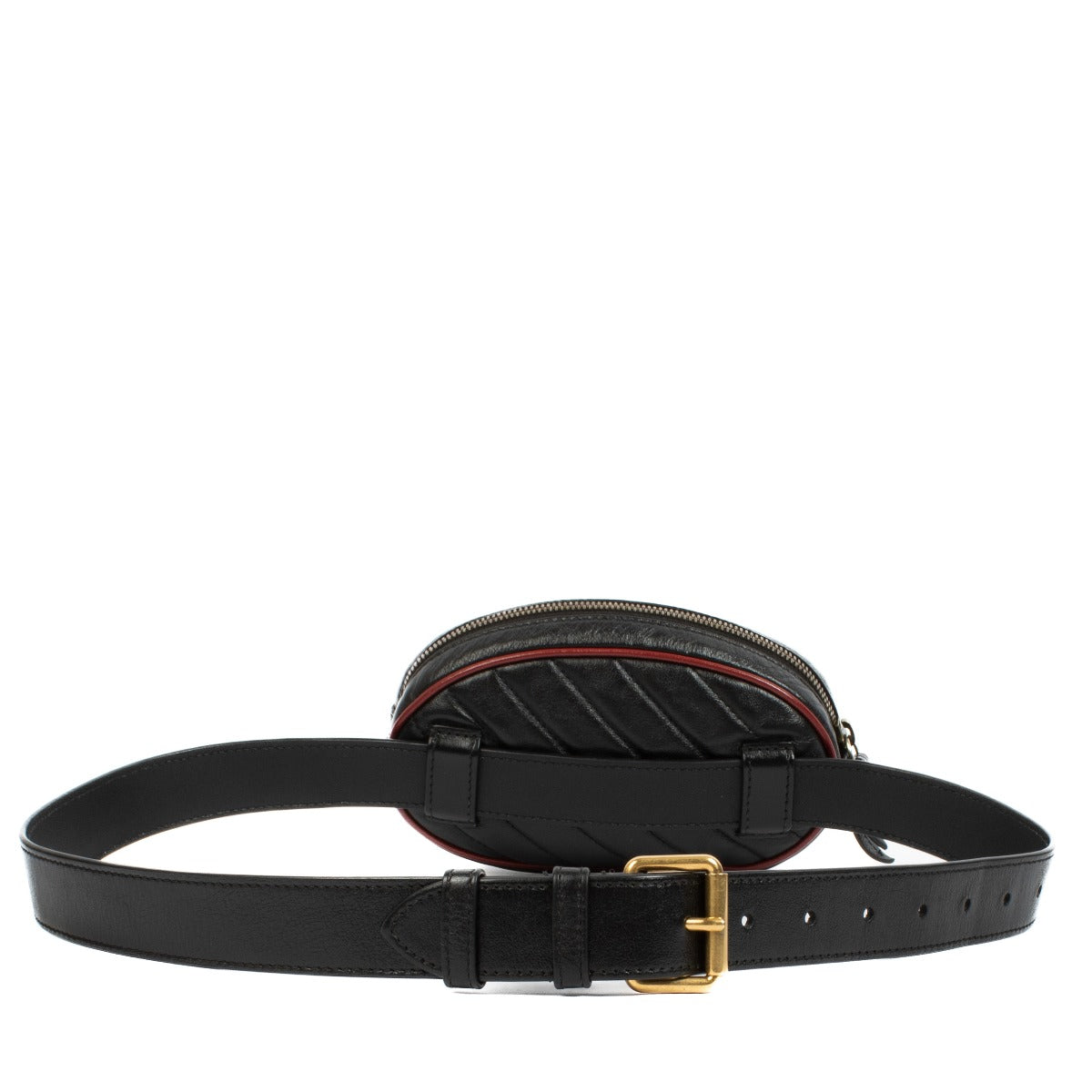authentic pre loved Gucci Black Marmont Belt Bag on Labellov.com