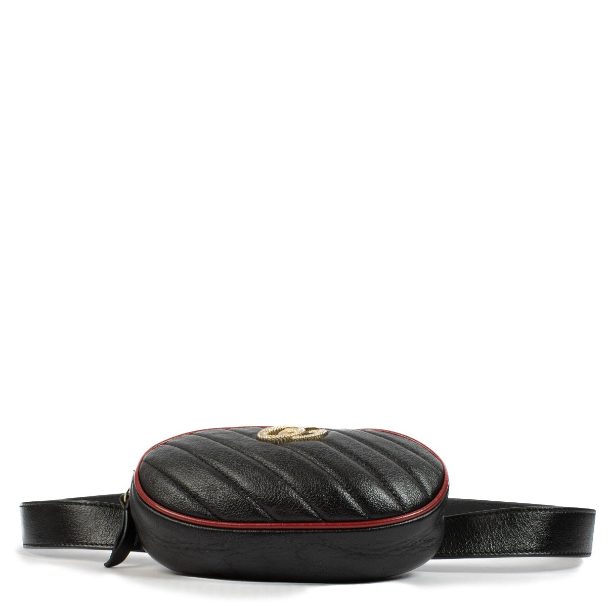 authentic pre loved Gucci Black Marmont Belt Bag on Labellov.com