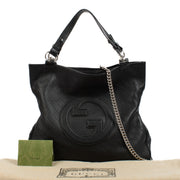 shop 100% authentic second hand Gucci Black Medium Blondie Tote Bag on Labellov.com