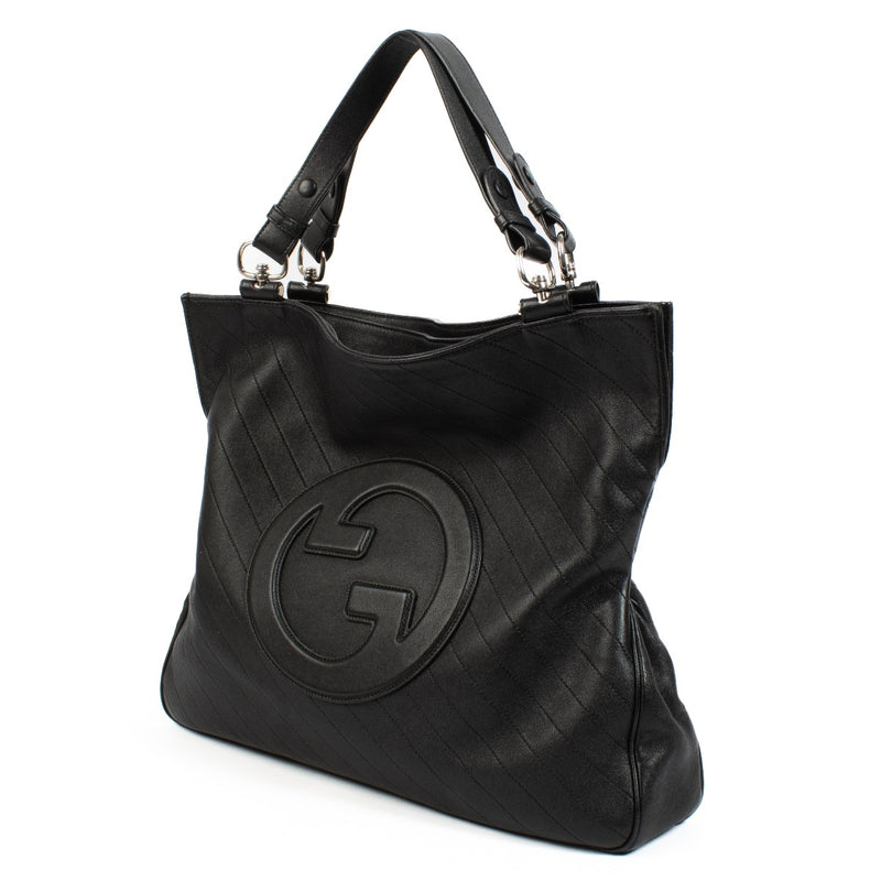 shop 100% authentic second hand Gucci Black Medium Blondie Tote Bag on Labellov.com