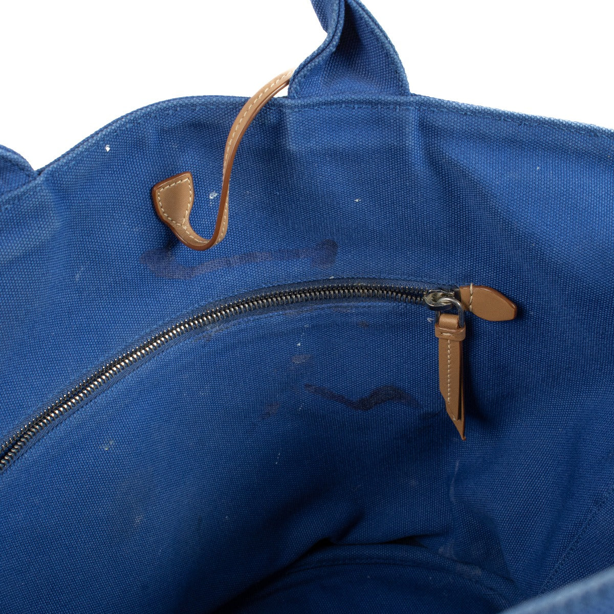 buy 100% authentic pre loved Prada Blue Canvas Tote on Labellov.com