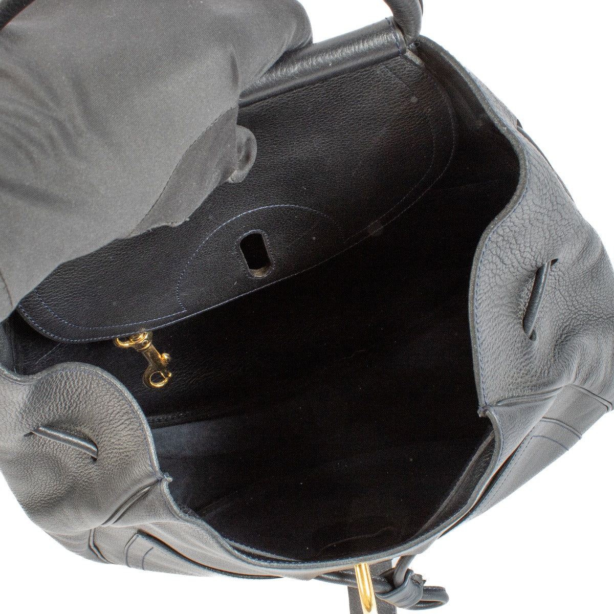 Shop 100% authentic secondhand Delvaux Blue Lucifer GM Backpack on Labellov.com